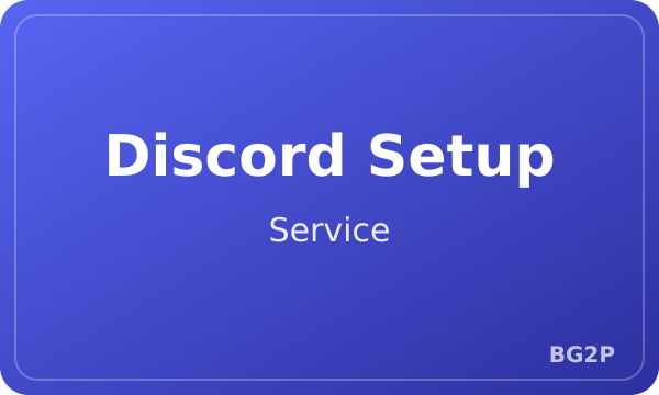 Discord Setup Service