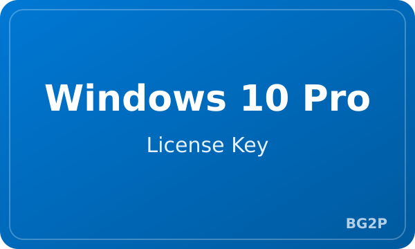 ويندوز 10 برو - License Key